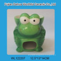 Lovely owl designed ceramic chocolate fondue pot